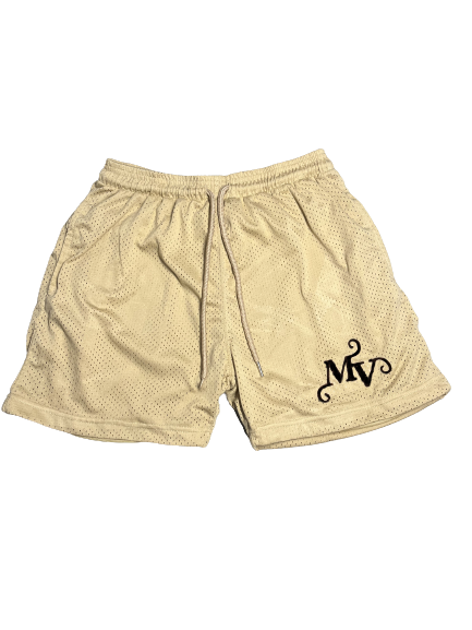 Cream shorts